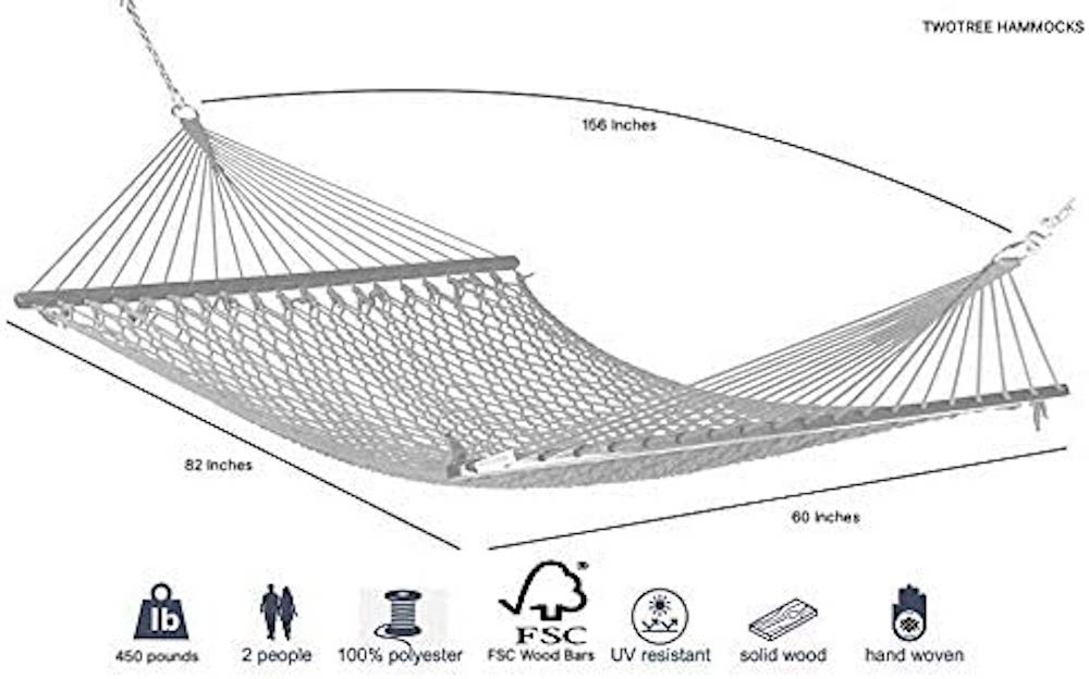 Garden Hammock, Double Hammocks On Sale, Two Person Tree Hammocks