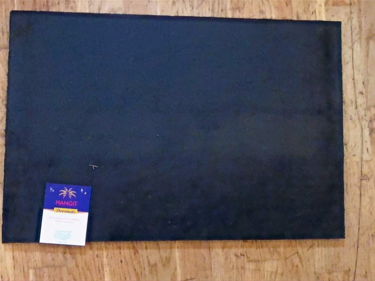 40 x 60 x 1.50 CM | CROESO DESIGN LATEX BACKED COIR DOOR MAT, BROWN, Natural Colour Coir Backed Door Mat, Latex, Brown for Main Door, Back Door, Entrance, Shop, Office, Home