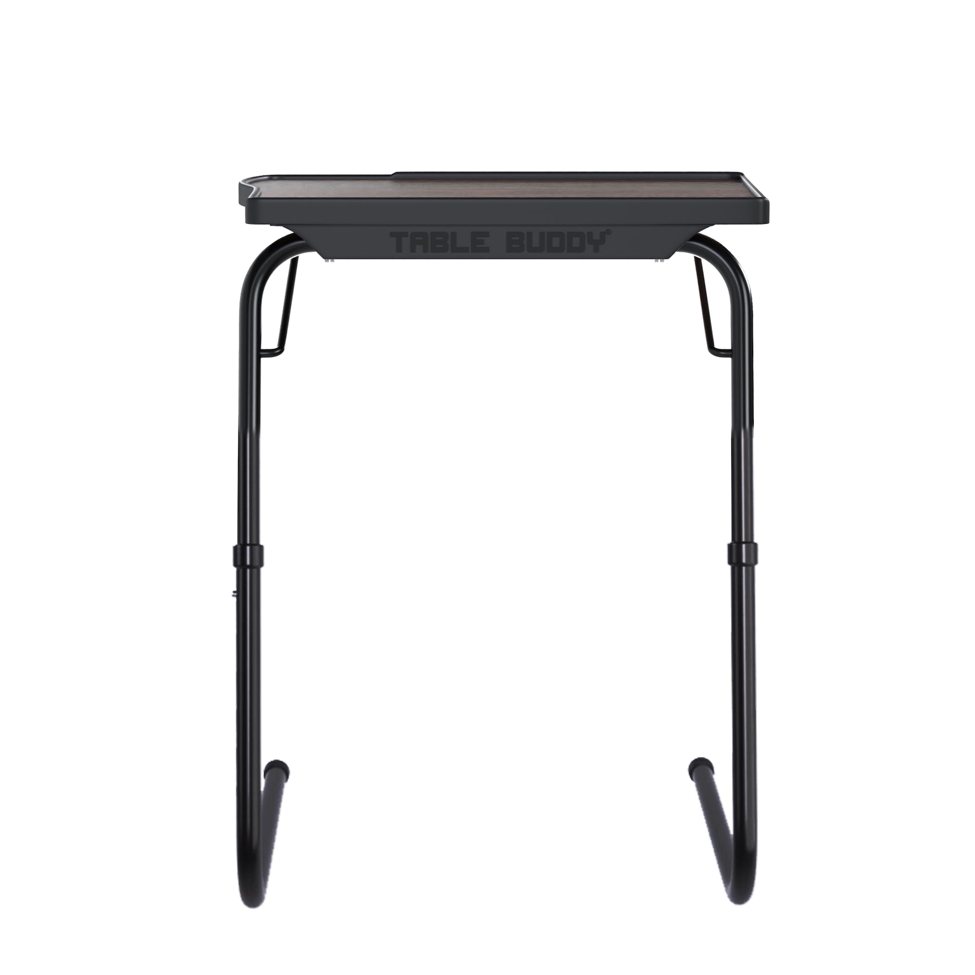 TABLE BUDDY smart ® | Folding Table With Cup Holder | Walnut