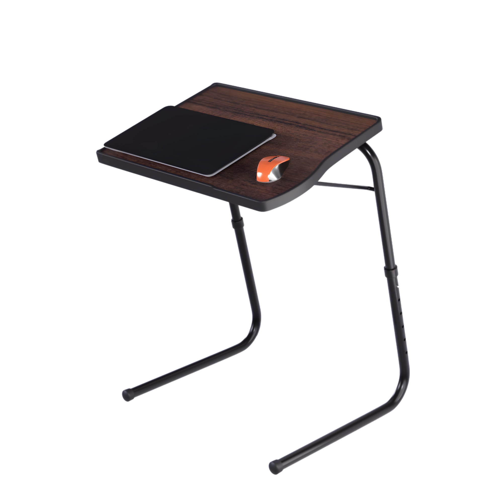 TABLE BUDDY smart ® | Folding Table With Cup Holder | Walnut